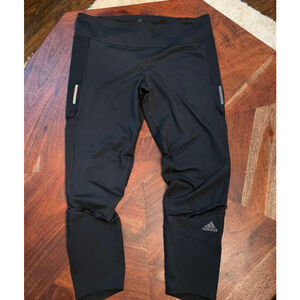 Women's Adidas AeroReady Running Leggings L Black